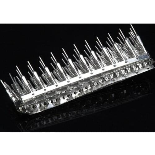 100Pcs 2.54mm Male Dupont Jumper Wire Cable Housing Pin Terminal Pin Connector Kit