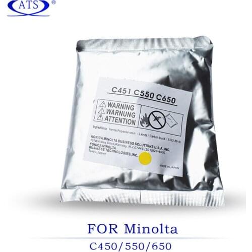 4pcs/set CMYK Copier developer powder for Konica Minolta C 451 550 650 compatible C451 C550 C650 C-451 C-550 C-650
