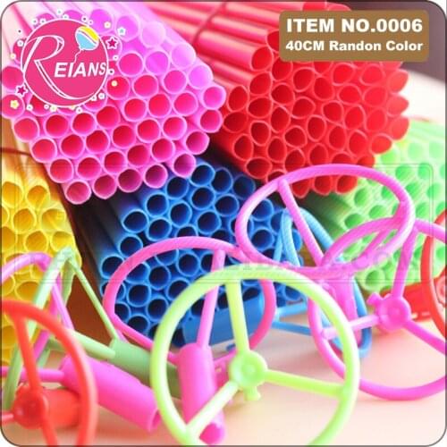 40cm Latex Balloon Stick White Red PVC Rods foil Balloons Holder Sticks with Cup Party Supplies Party Decoration Accessories