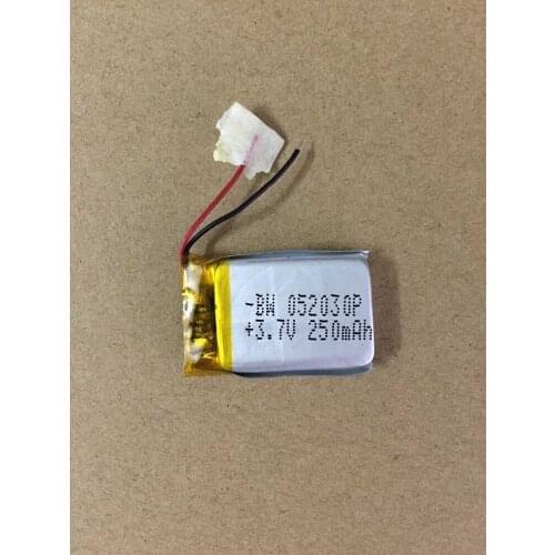 502030 steelmate remote control battery 052030 250mah rechargeable battery 3.7V polymer battery Rechargeable Li-ion Cell