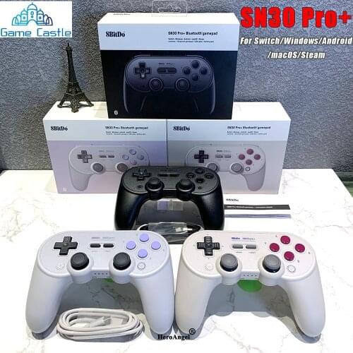 8BitDo SN30 PRO+ Wireless Bluetooth Gamepad USB Game Switch Controller Joystick For Windows Android macOS For Nintend Switch