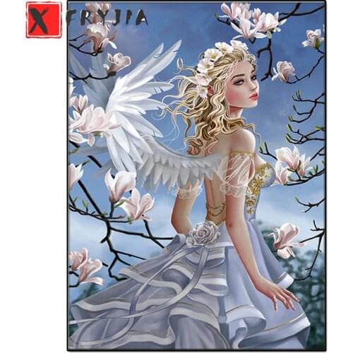 Diamond embroidery Cartoon anime angel diamond mosaic diamond painting full square round drill stitch cross rhinestone picture