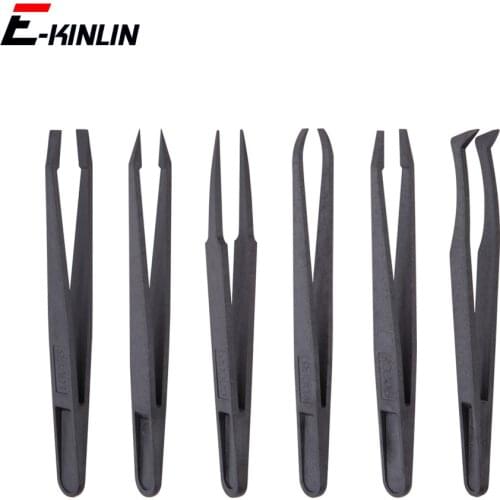 Anti-static Tweezers Tool Industrial Precision Straight For Mobile Phone Disassemble Repair Tools