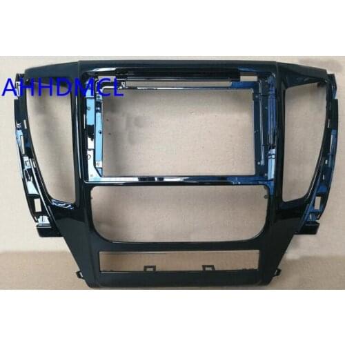 Car Fascia Navigation Frame Dash Frame Kit For 9" Universal Android Multimedia Player For Mitsubishi Pajero Sport 2017