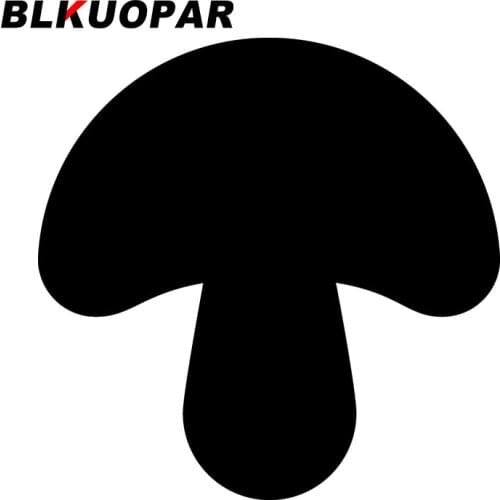 BLKUOPAR for Mushroom Car Stickers Sunscreen Waterproof Decals Fashionable Creative Windshield Air Conditioner Decoration