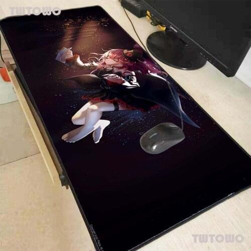 Anime Sexy Girl Angel Large Mouse Pad XXL Computer Gaming Mice Pad Rubber With Sewn Edges Gaming Pad Free Shipping