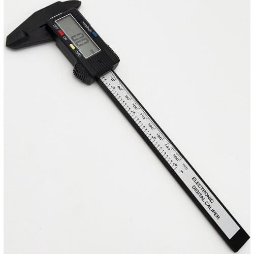 Electronic Plastic Digital Caliper Caliper Measuring Tool with Inch/MM Conversion Extra Large LCD Screen Auto Off Featured Ruler
