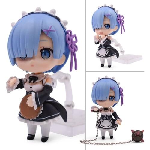 9.5cm Rem Ram Figure Life In A Different World From Zero Rem Ram Action Figure PVC Toys Collection Model Doll For Friends Gifts