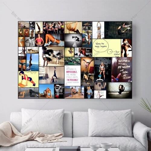 Fitness Bodybuilding Quotes Canvas Art Print Painting Poster Wall Picture For Living Room Home Decorative Bedroom Decor No Frame