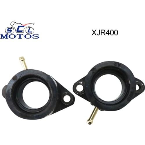 Sclmotos- For Yamaha XJR400 1993-1999 Motorcycle Carburetor Carb Intake Flange Interface Manifold Boot Adapter Joint Set Racing