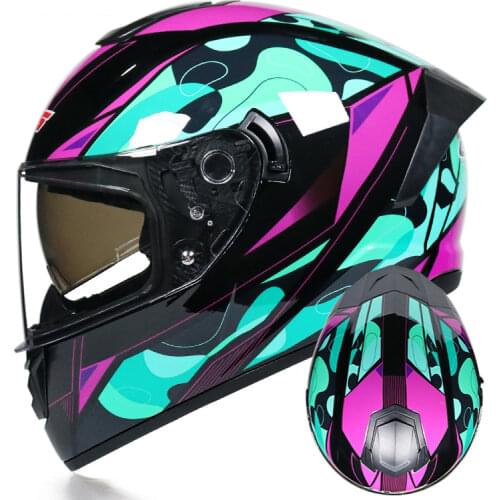 Full Face Helmet Motorcycle Safety Enduro Racing Downhill Casco Vintage Scooter Cafe Racer Capacete De Moto