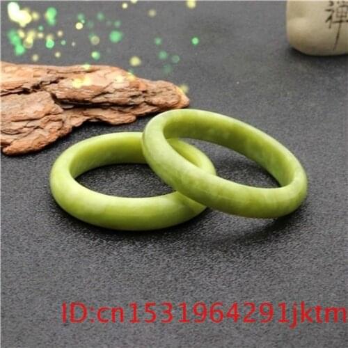 Jade Bangle Bracelet Fashion Jadeite Charm Jewelry Amulet Green 5A+ for Chinese Men Women Gifts Natural