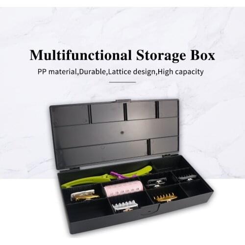Barber Shop Hairdressing Tool Hair Comb Hair Clips Multifunctional Storage Tray Display Box Hairdressing Salon Tools Storage Box