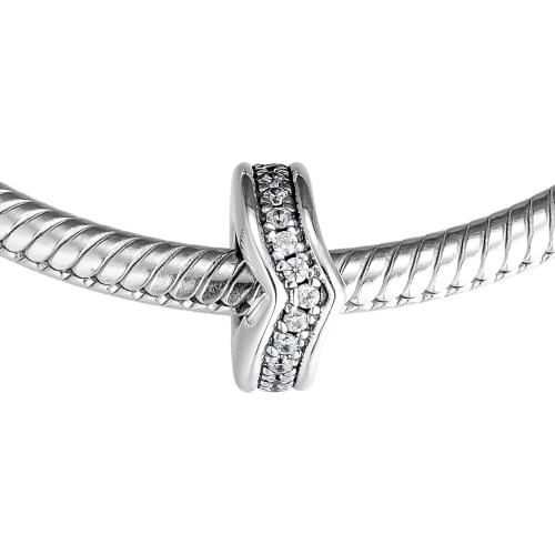 Fits for Pandora Beads Bracelets Shimmering Wish Space Charms 100% Original 925 Sterling Silver Jewelry Free Shipping
