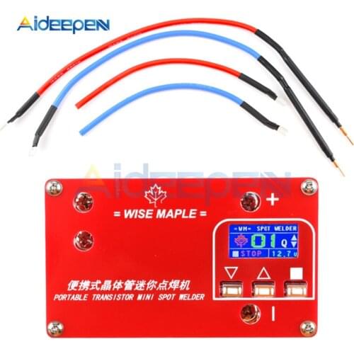 Portable DIY DC 12V Transistor Mini Spot Welder Machine 18650 Battery Various Welding Power Supply Digital Spot Welding Machine
