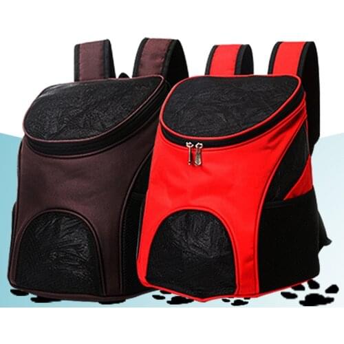 Dogs Backpack Portable Outdoor Pet Travel Bag Breathable Cat Bag Portable Peggy Kitten Backpack Travel Carrier Pet Supplies