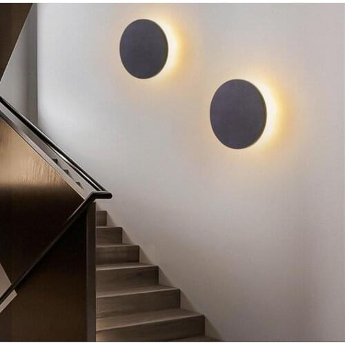 Modern 8W LED Acrylic Iron Wall Lamps Kitchen Bathroom Waterproof Wall Sconces Bedroom Living Room Stair Lighting Bedside Lamps