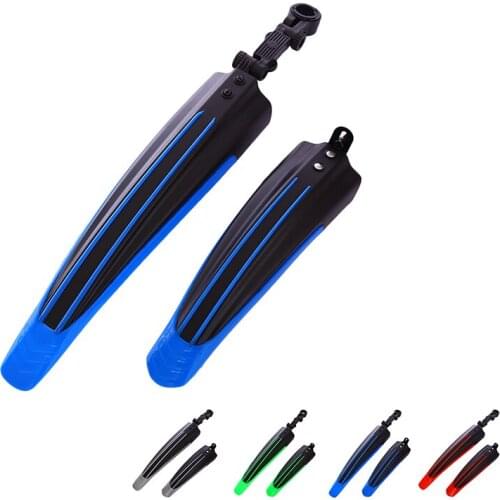 Bike Fenders Bicycle Accessories MTB Bike Fenders 4 Colors Front Rear Bicycle Mudguard Durable Mud Guard Tire Fenders Wings Set