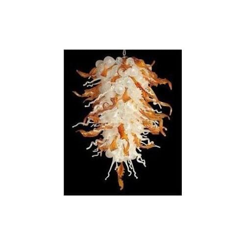 Victorian Superior Design Home Decoration European Style 110v/120v Handmade Blown Glass Art Chandeliers