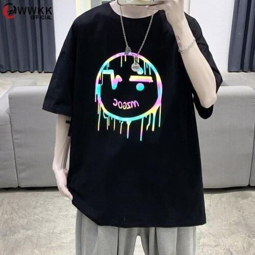 WWKK Funny Cartoon Vogue Women and Men T-Shirt Oversize Plus Size Casual Tshirt Summer Tops Quarlity Tshirts Harajuku Clothing