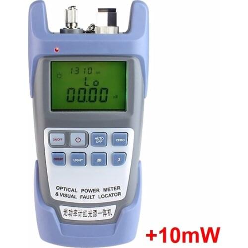 2 IN 1 Fiber Optic Power meter with 10km Red source Visual Fault locator 10mw
