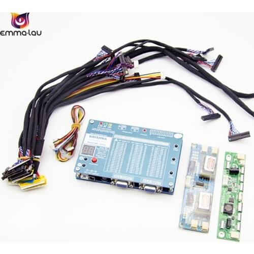 2018 Laptop TV/LCD/LED Screen Test Tool Panel Tester Support 7 -84 Inch 3V/5V/12V Screen With High Voltage Strip 14 Screen Line
