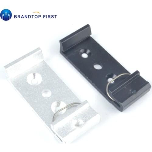 35mm Aluminum Din Rail Fixed Clamp Fasten Clip for Relay Mounting