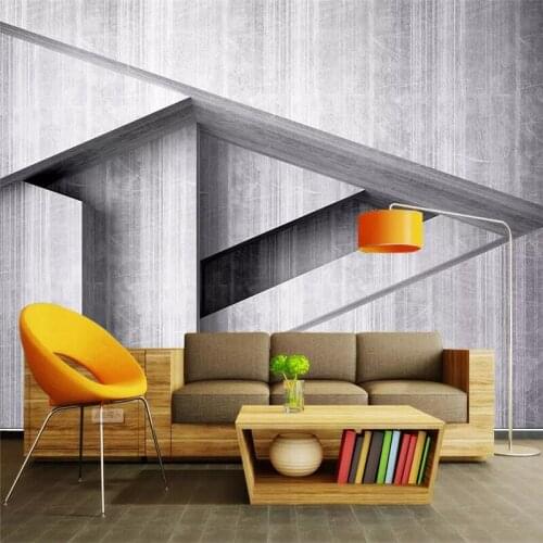 3D geometric art design for TV sofa background wall painting