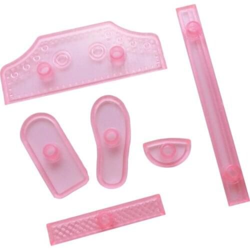 6PCS/SET Plastic Fondant Baby High Cut Sneaker bake Cutter Cake Baby Shoe Decorating Tools For Cake Supply Hot Sale