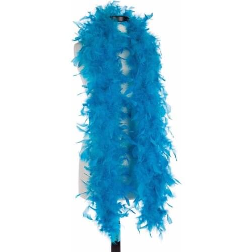 80gram turquoise Blue fluffy turkey feather boas 10meters/pc(5pc) diy christmas brithday party wedding decorations