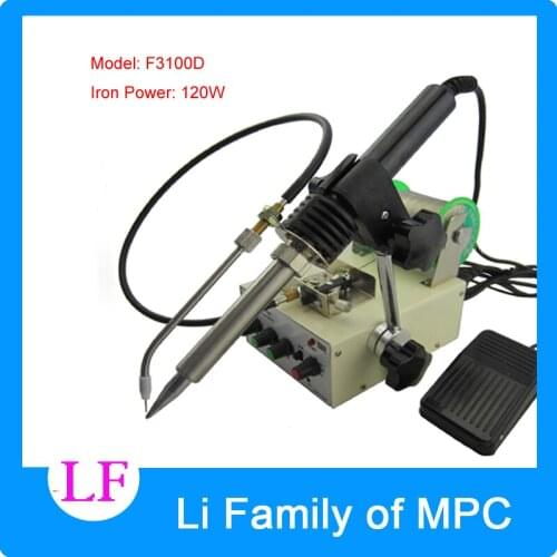 Automatic tin feeding machine constant temperature soldering iron Teclast iron F3100D multi-function foot soldering machine