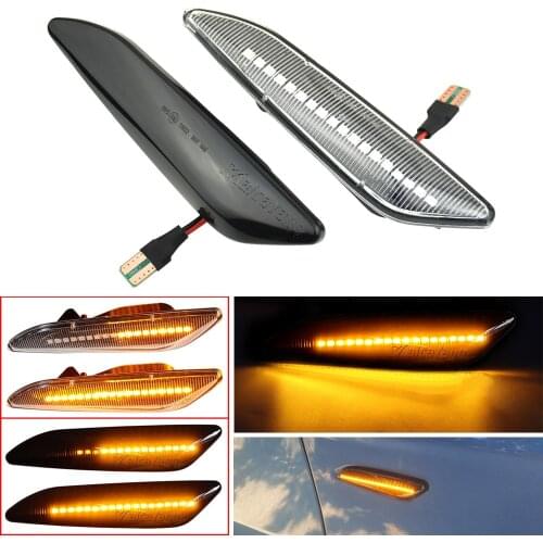2Pcs Car LED Side Marker Light Arrow Turn Signal Lamp Repeater For Alfa Romeo 147/156 Fiat Tipo 356 Lancia Ypsilon Delta MK3