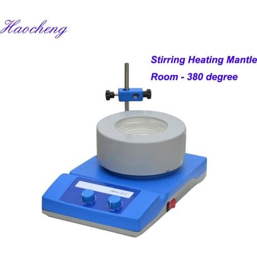 Free shipping, 5L China Manufacturer Stirring heating mantle with knob Control