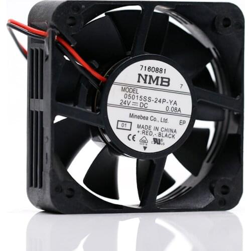 Silent cooling fan 50mm New For NMB 05015SS-24P-YA 24V 0.08A 5010 5cm mute frequency converter cooling fan