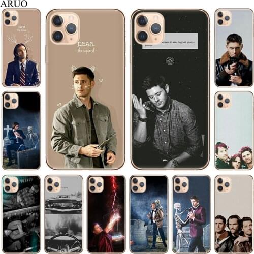 Phone Case For iphone 12 11 Pro XS MAX 7 8 6 Plus X XR SE 5 12mini Jensen Ackles Supernatural Soft Silicone TPU Back Cover coque