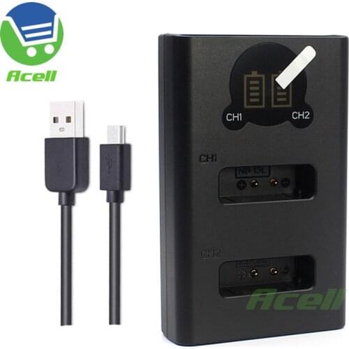 NB-13L LCD Dual Battery Charger for Canon PowerShot G5X G9X Mark II G1X G7X Mark III PowerShot SX740 SX730 SX720 SX620 HS Camera