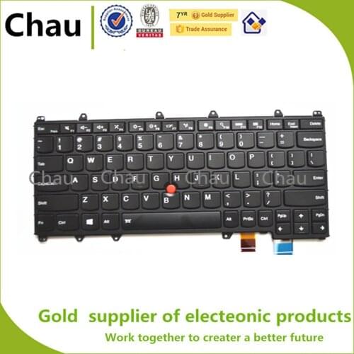 New For Lenovo Thinkpad Yoga 260 US Layout Backlit keyboard With Frame Black Color 00PA124 00PA206