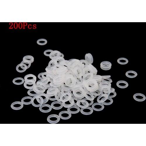 200Pcs Keycaps Rubber O-Ring Buffer Switch Dampeners For Cherry MX for Mechanical Keyboard