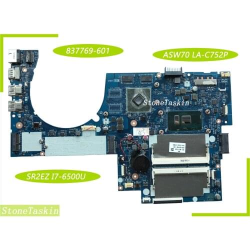 Best Value for HP Envy M7-N Laptop Motherboard ASW70 LA-C752P SR2EZ I7-6500U N16S-GT-B-A2 DDR3 100% Tested