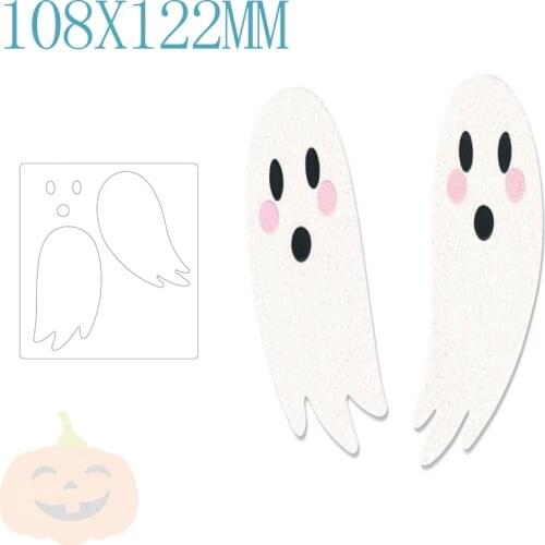 Halloween Ghost Metal Cutting Dies For DIY Embossing Decoration Greeting Card Background Paper Scrapbooking No Stamps