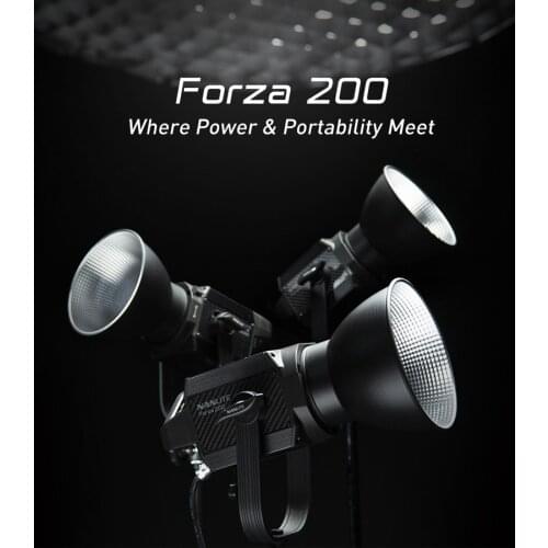 NanGuang Nanlite Forza 200 LED Light 200w CRI 98 5600K Continuous Light For Photography Video Studio Film Lighting Lamp