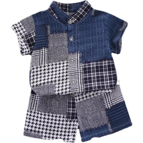 New Summer Baby Boys Clothes Fashion Children Girls Printed Shirt Shorts 2Pcs/Sets Toddler Casual Cotton Costume Kids Tracksuits