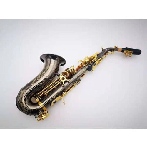 New Saxophone Soprano Saxophone curve B created musical instrument With case Professional Musical Instruments