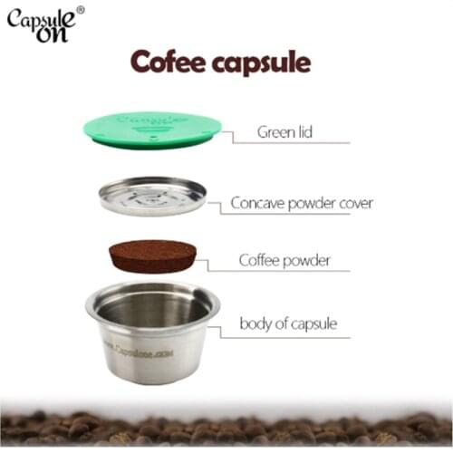 Factory Outlet infinitely repeated use Nescafe Dolce Gusto coffee capsules can be filled with stainless steel