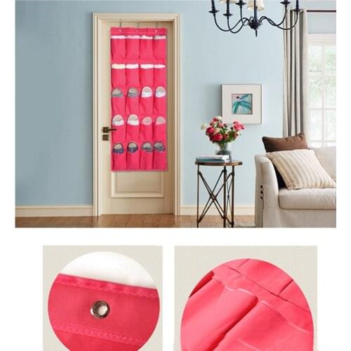 20 Pockets Oxford Over Door Hanging Bag Box Shoes slippers scarves Organize Rack Hanger Storage Tidy Storage Box Hanging bags