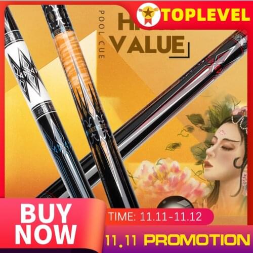 OMIN XF-A1-3 Pool Cue 12.8mm Tip Maple Shaft with Carbon Tube 55cm Adjustable Weigh Bolt Billiard Stick Kit with Extension