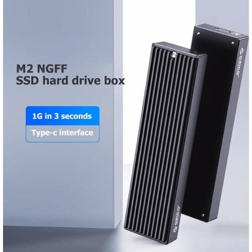 ORICO LSDT M.2 NVME Enclosure USB C Gen2 10Gbps PCIe SSD Case M2 SATA NGFF 5Gbps SSD Case Tool Free For 2230/2242/2260/2280 SSD