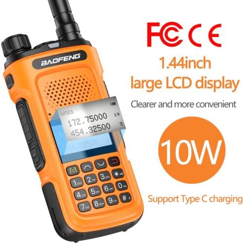 Genuine BaoFeng UV-10R 10W Max Power Walkie Talkie Station With FCC&CE Comunicador Transceiver Upgrade UV-5R BF-9R PLUS Radio