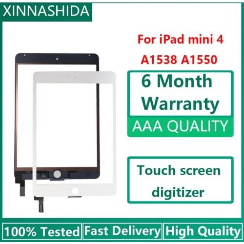 Touch Screen For iPad Mini 3 A1599 A1600 A1601 For iPad Mini 4 2015 A1538 A1550 Touch Screen Digitizer Glass Replacement parts