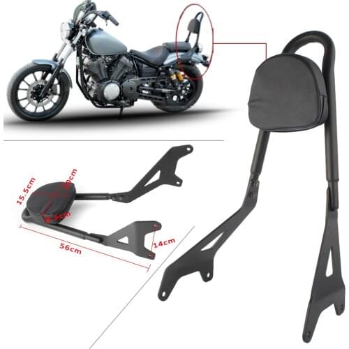 XVS950 XV950 Motorcycle Sissy Bar Seat Passenger Backrest Rack For Yamaha Bolt XV XVS 950 R-Spec 2014 2015 2016 2017 Black